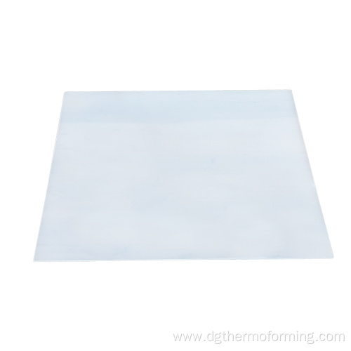 White polycarbonate plastic film for vacuum forming